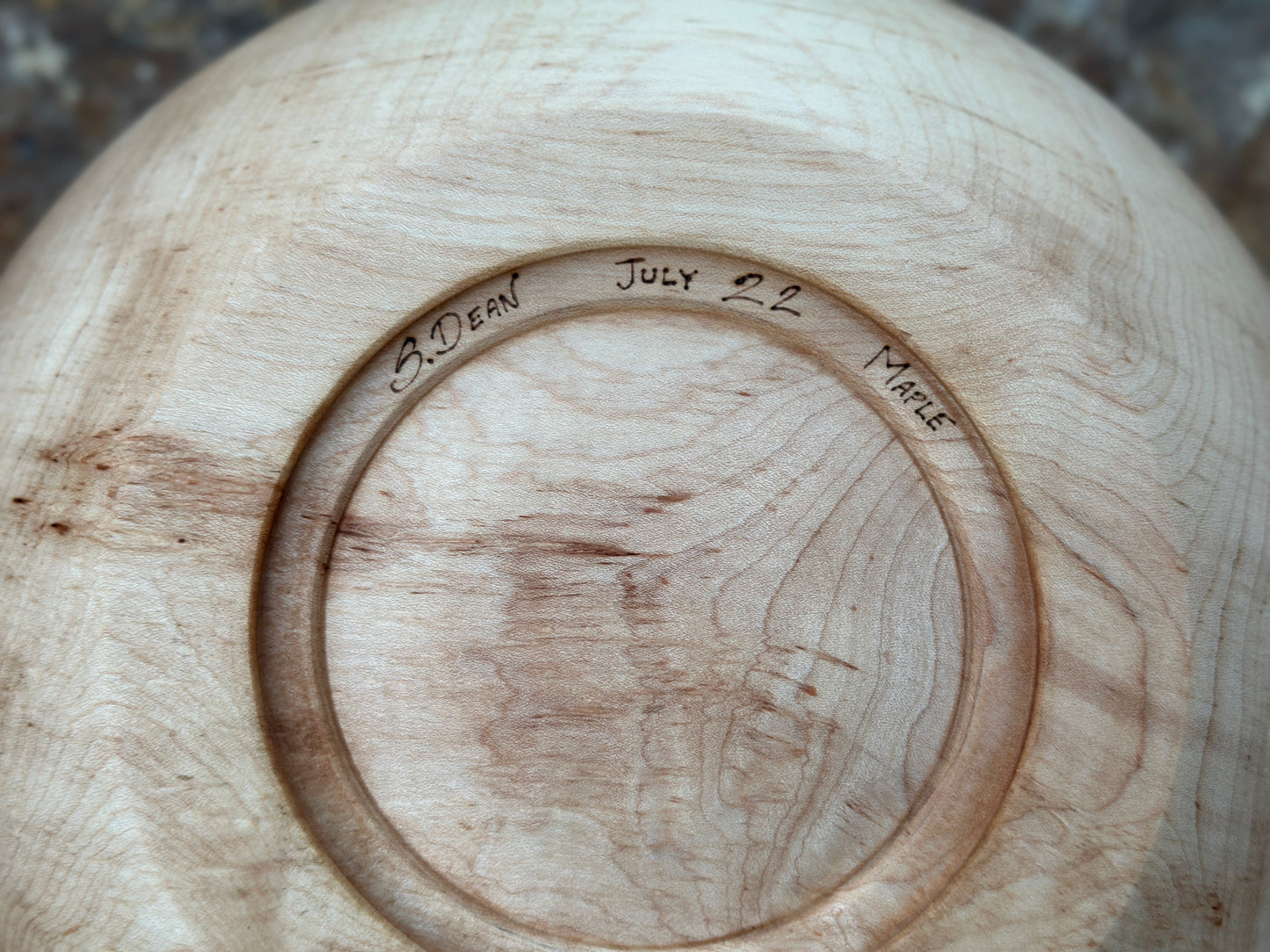 Sugar Maple - Medium (11 3/4 inch) Bowl