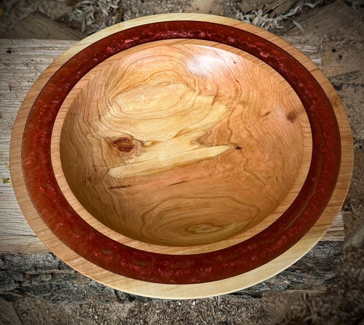 Cherry Resin Red - Small (inch) Bowl