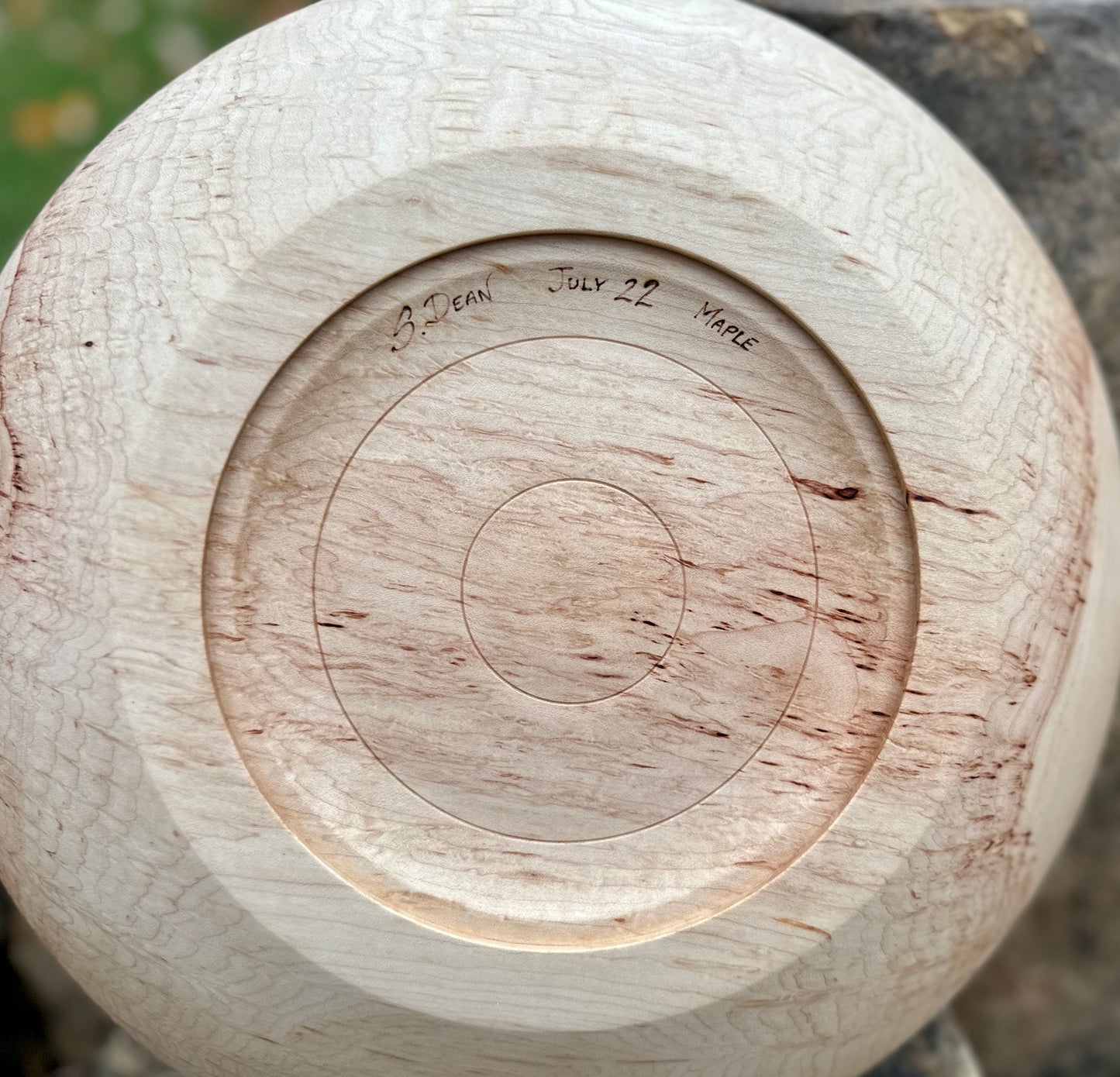 Sugar Maple - Shallow (13-1/2 inch) Bowl