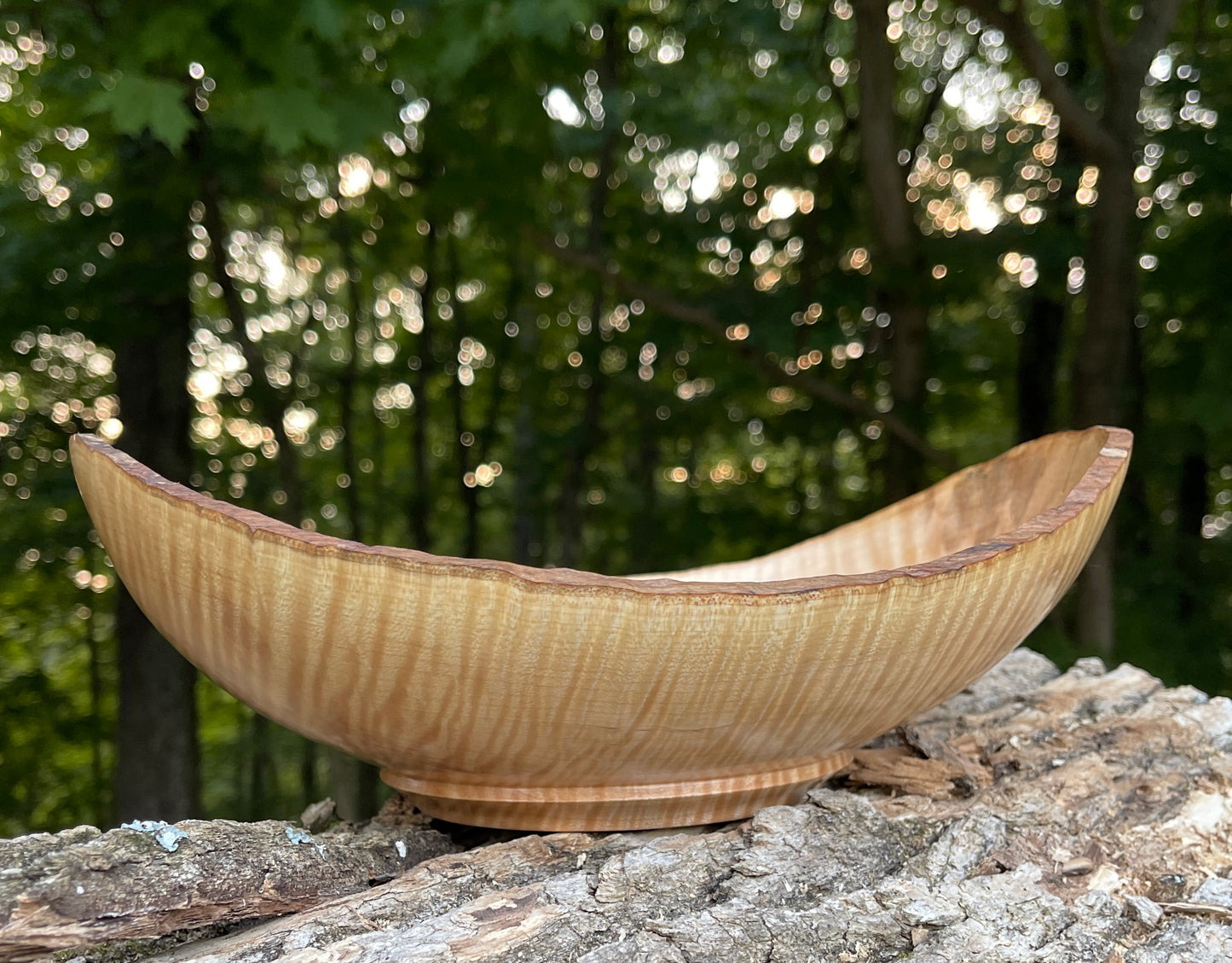 Live Edge- (10 1/2 inch) Curly Maple